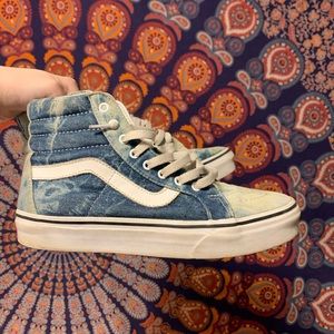 Blue Old Skool Vans , Tie dye